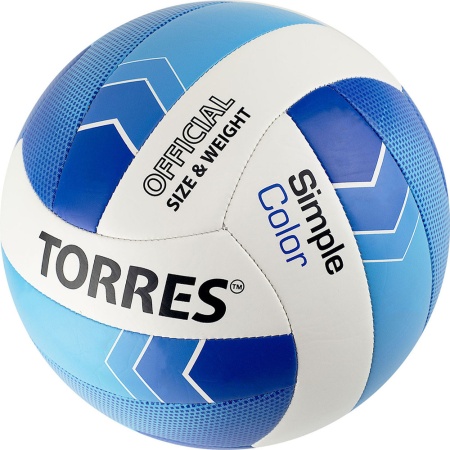 Купить Мяч волейбольный Torres Simple Color любительский р.5 в Лермонтове 